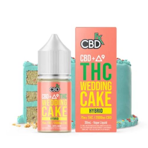 THC Vape Juice CBD Delta-9 THC Wedding Cake Hybrid In Islamabad