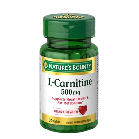 Nature's Bounty L-Carnitine 500 mg, 30 Caplets In Pakistan