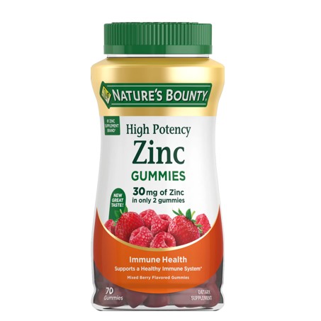 Nature’s Bounty Zinc Gummies 30 mg, 70 Gummies in Pakistan