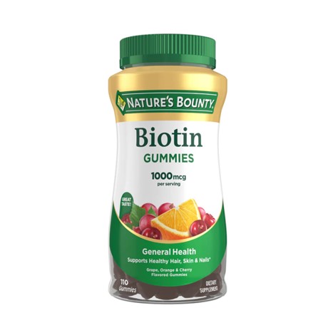 Nature's Bounty Biotin Gummies 1,000 mcg, 110 Gummies In Pakistan