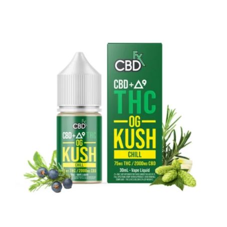 THC Vape Juice: CBD + Delta-9 THC OG Kush In Pakistan
