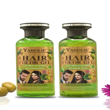 Yardlie Professional Hair Gel Mixing Paste Dark Brown 400ml In Pakistan