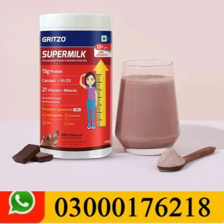 Supermilk Growth+ for Boys 13+ Years Gritzo Price in Pakistan