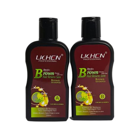 Lichen Dark Brown Hair Color Shampoo 400ml Price In Pakistan