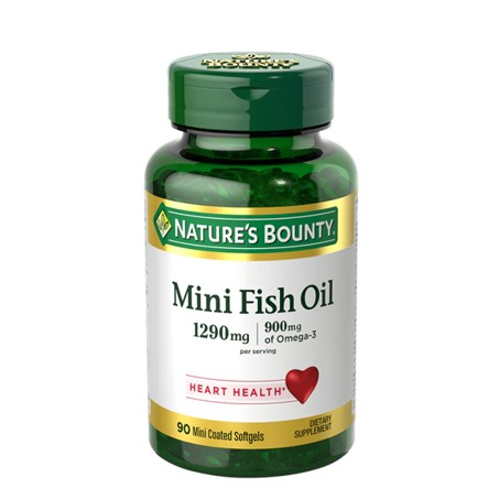 Nature's Bounty Mini Fish Oil 1290 mg per serving, 90 Softgels In Pakistan