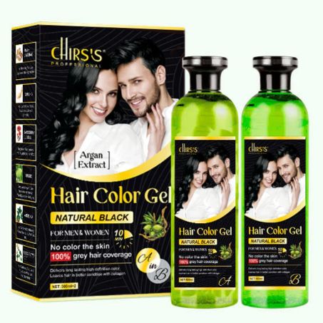 Chirss Professional Natural Black Hair Color Gel 1000ml In Pakistan
