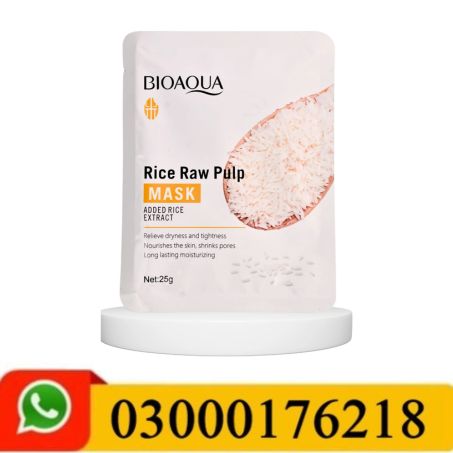 Bioaqua Rice Raw Pulp Mask Price In Pakistan