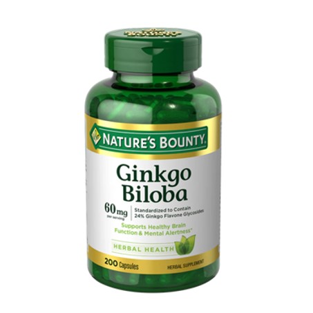 Nature's Bounty Ginkgo Biloba 60 mg Capsules In Pakistan