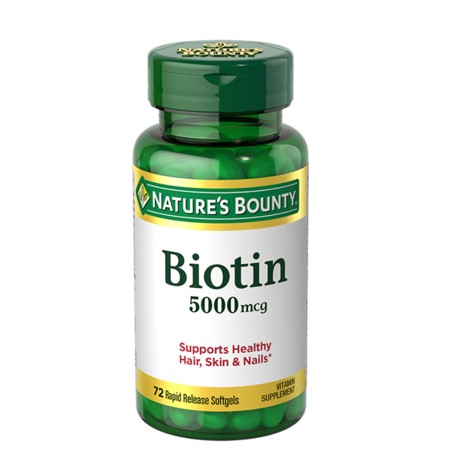 Nature's Bounty Biotin 5,000 mcg,72 Softgels In Pakistan