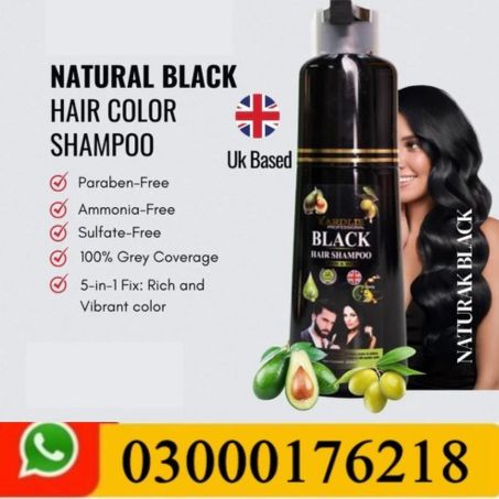 Yardlie Hair Color Shampoo Natural Black 200ML Price In Pakistan