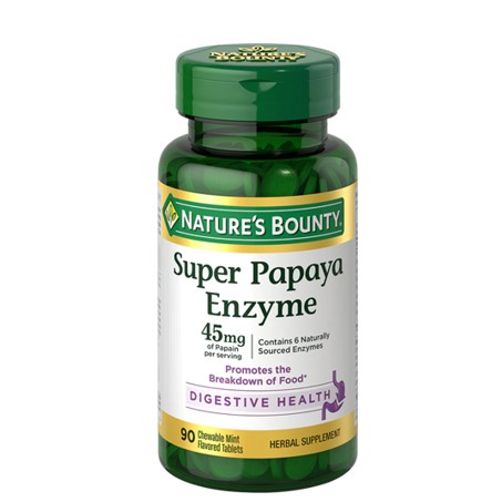 Nature's Bounty Super Papaya Enzyme 90 Tablets In Pakistan