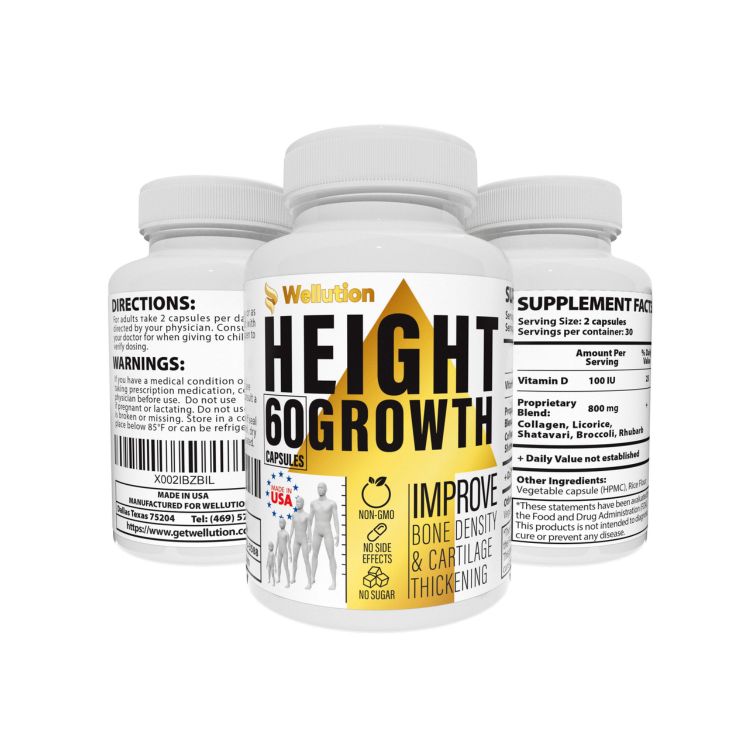 Wellution Height Growth 60 Capsule In Pakistan