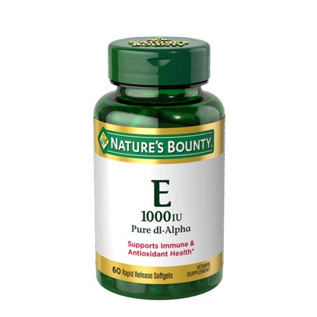 Nature’s Bounty Vitamin E 1000 IU, 60 Softgels In Pakistan