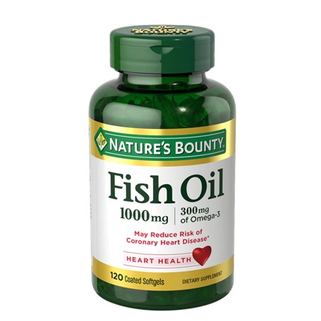 Nature's Bounty Fish Oil 1,000 mg, 120 Softgels In Pakistan