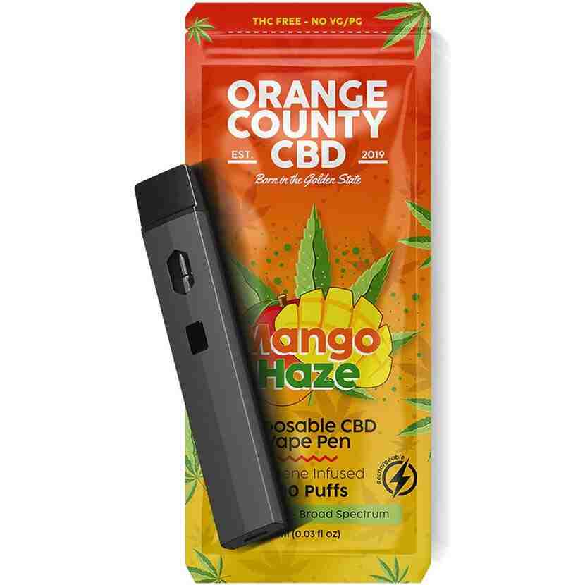 1ml Disposable CBD Vape Pen - Mango Haze - 600mg In Pakistan