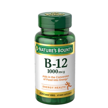 Nature's Bounty Vitamin B-12 1,000 mcg, 200 Tablets In Pakistan