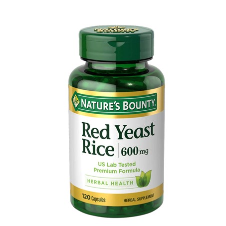 Nature's Bounty Red Yeast Rice 600 mg, 120 Capsules In Pakistan