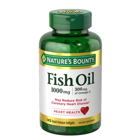 Nature's Bounty Fish Oil 1,000 mg, 145 Softgels In Pakistan