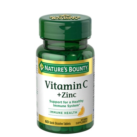 Nature’s Bounty Vitamin C Plus Zinc 60 Tablets in Pakistan