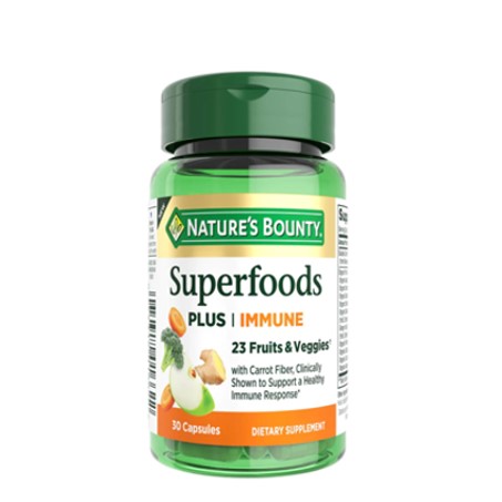 Nature's Bounty Superfoods + Immune 30 Capsules In Pakistan
