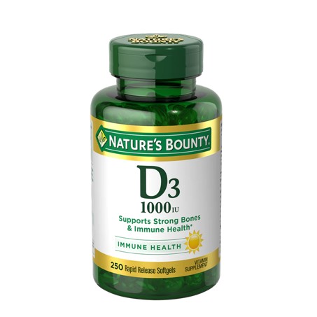 Nature’s Bounty Vitamin D3 1,000 IU , 250 Softgels In Pakistan