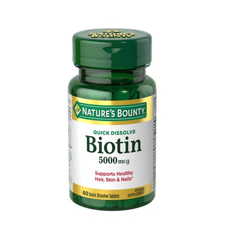 Nature's Bounty Biotin 5,000 mcg, 60 Tablets In Pakistan