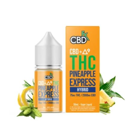 THC Vape Juice: CBD + Delta-9 THC Pineapple Express – Hybrid In Pakistan