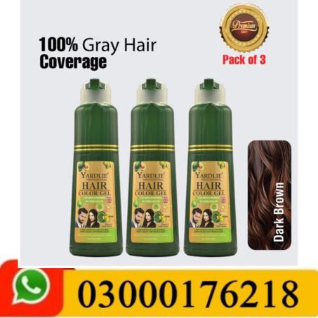 Yardlie Premium Dark Brown Hair Color Gel Shampoo Price In Pakistan