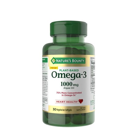 Nature's Bounty Plant-Based Omega-3 1000 mg, 20 Softgels In Pakistan
