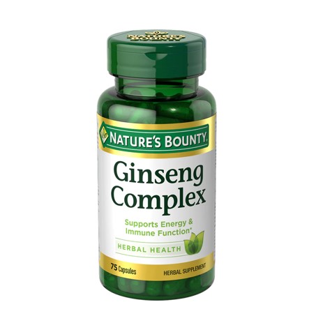 Nature's Bounty Ginseng Complex + Royal Jelly Capsules In Pakistan