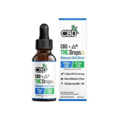 CBD + Delta-9 THC Drops Ultimate Chill Blend In Pakistan