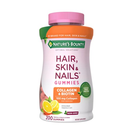 Nature's Bounty Hair, Skin & Nails + Collagen Pectin Gummies In Pakistan