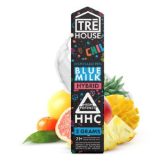 High Potency HHC Vape – Blue Milk – Hybrid 2g
